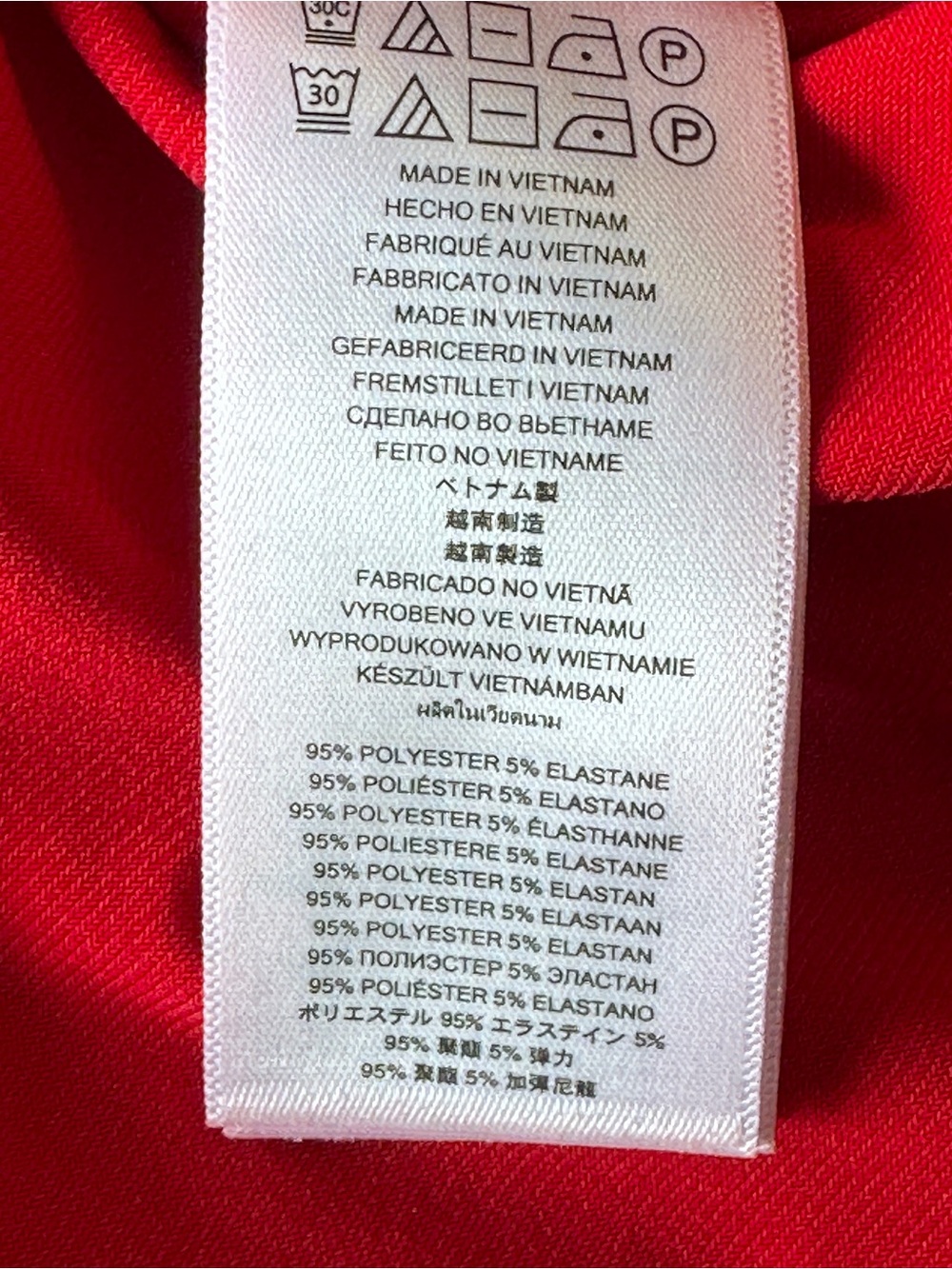 MICHAEL Michael Kors Red Asymmetrical High-Low Short Sleeve Wrap Dress 8 - Picture 9 of 14